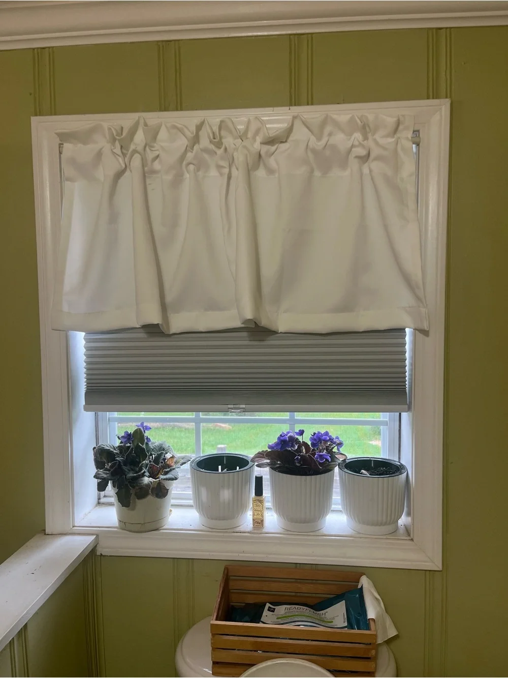 Amazon White Tier Valance Curtain - Soft Window Treatment